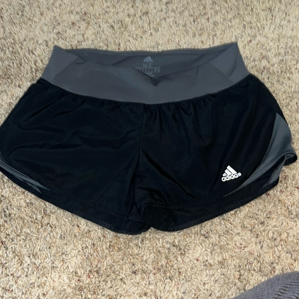 Black M 3” Adidas Athletic Running Shorts - Like New